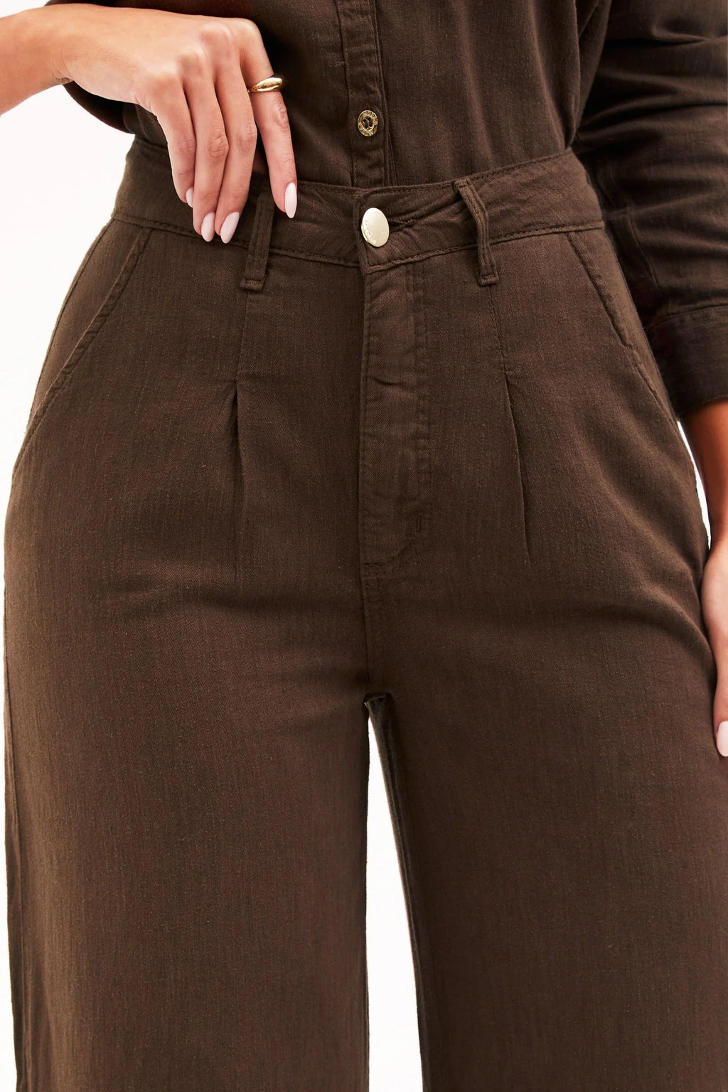 [PAGUE 1 LEVE 2] Calça Modeladora Pantalona 100% Linho Premium